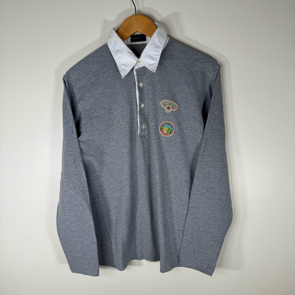 Vintage Robert Friedman Inspired Polo Long Sleeve - Size L